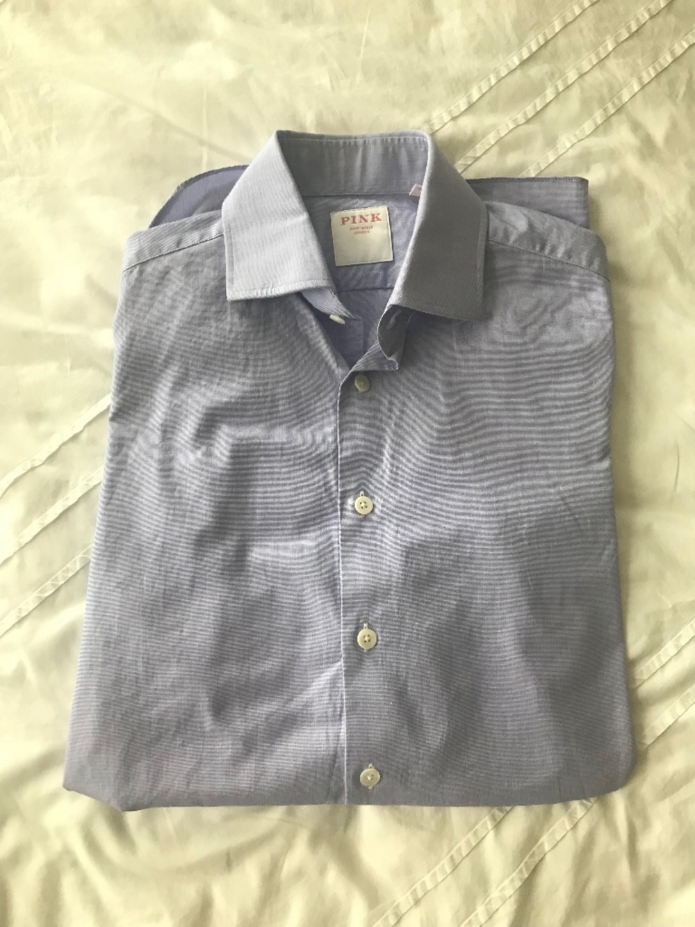 Thomas Pink Men's Dress Shirt Slim Fit 100% cotton - NWOT retail $139